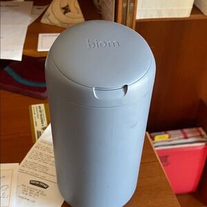 Biom Blue wipe dispenser